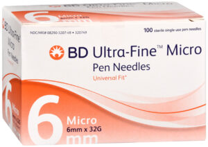 BD Ultra-Fine Micro Pen Needles - 32G 6mm