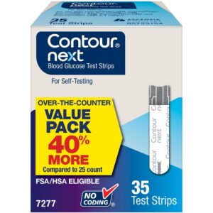 CONTOUR NEXT Blood Glucose Test Strips - (35 Count)