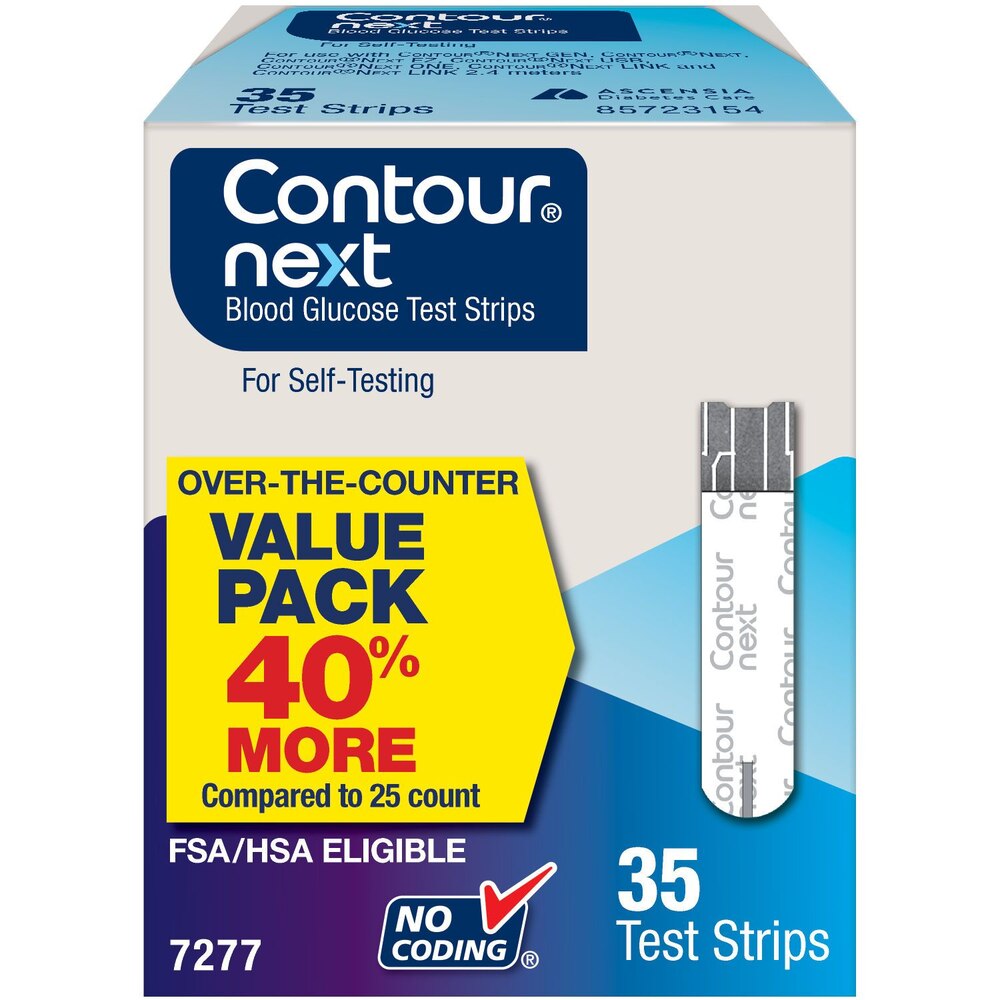 CONTOUR NEXT Blood Glucose Test Strips - (35 Count)