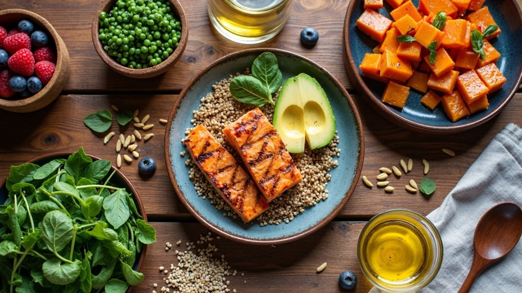 colorful nutrient dense meal planning