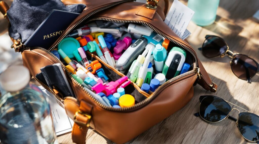 diabetes supplies travel essentials