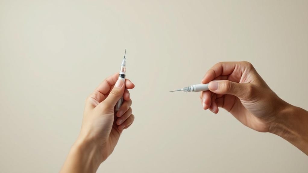 prevent intramuscular insulin injection
